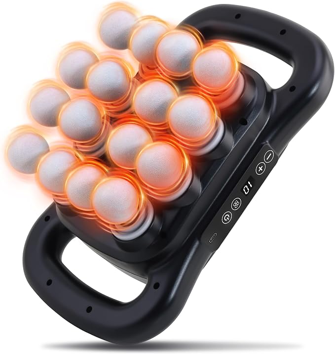 16 Head Massage Gun Set, Deep Tissue Percussion Massager, 2600mAh Electric by GAXEZO