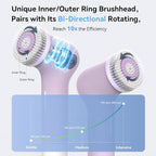 Electric Facial Cleansing Brush, Rechargeable Silicone Face Scrubber exfoliator - Image 3