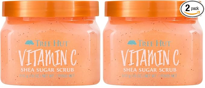 Tree Hut Vitamin C Sugar Scrub | 18 oz | Ultra Hydrating | Nourishing | Pack of by TreeHut