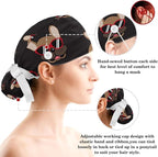Ethnic Aztec Pattern Adjustable Scrub Cap Hat - Image 3