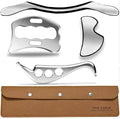 4 in 1 Stainless Steel Muscle Scraper Tool Set, Gua Sha Massage Scraper by GYXCOELEIASTMTOOL