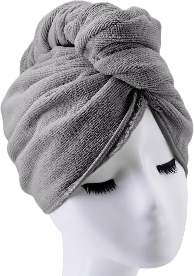 POLYTE Microfiber Hair Turban Wrap Drying Towel - Image 2