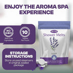 Shower Steamers 10-pk with Essential Oil Aromatherapy to Unwind and Sleep - Image 5