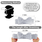 Zkptops 6Pcs Spa Headband for Washing Face Wristbands Set Women Bubble Makeup - Image 5