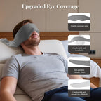 Weighted Eye Mask for Sleeping, Cloud-Like Comfort Softness, 3D Contoured - Image 5