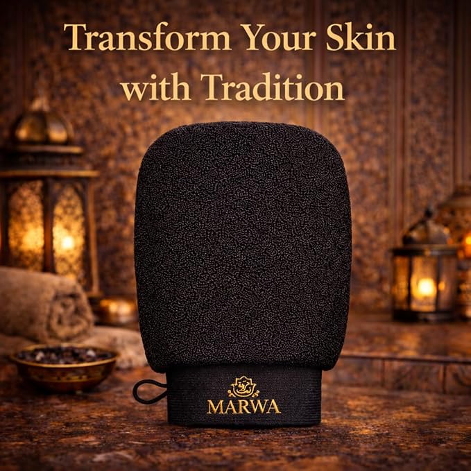Moroccan Kessa Exfoliating Glove Rough – Deep Hammam Body Scrub Mitt by Dar - Image 2