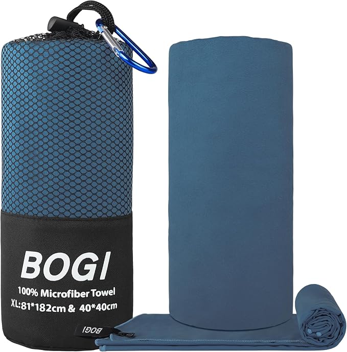 BOGI Microfiber Travel Sports Towel-Quick Dry Towel, Soft Lightweight - Image 2