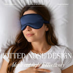 Silk Satin Sleeping Eye Mask, Soft Breathable Blackout Eyeshade Eye Cover - Image 3
