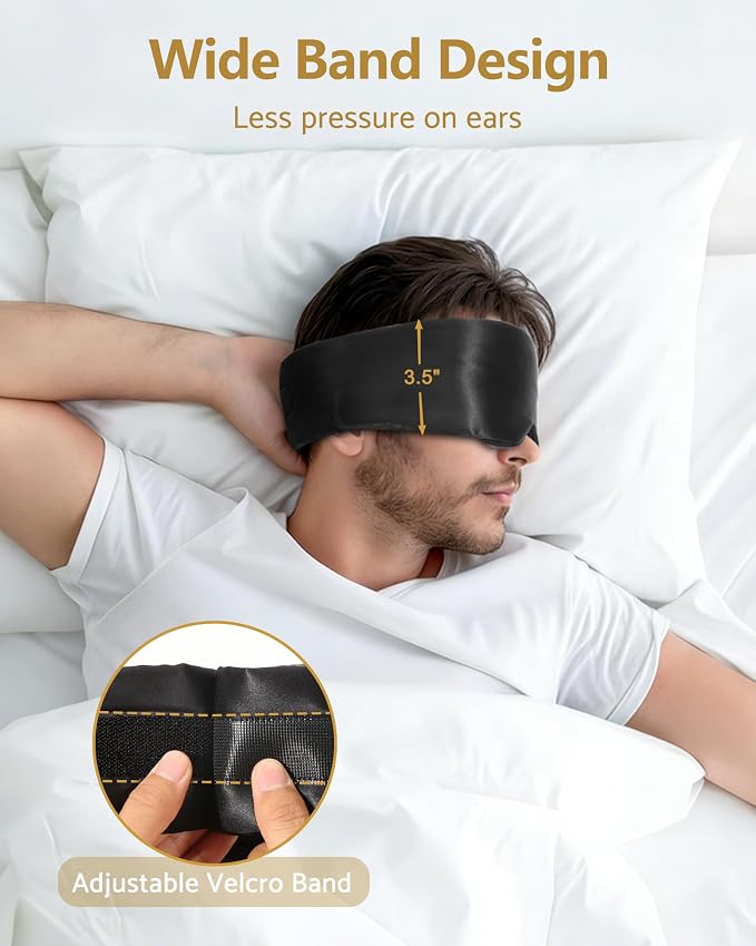BeeVines Pure Silk 3D Sleep Mask - Image 5