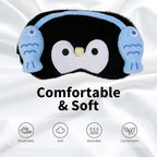PERFECTSIGHT Sleep Eye Masks, Cute Penguin Sleep Eye Cover Lightweight - Image 3