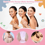 4 Pack Exfoliating Washcloth Back Scrubber Set, 2 Exfoliating Body Scrubber - Image 5