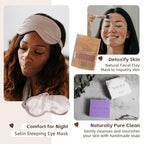 Natural Amor Handmade Bath Body Gift Set, Includes Soap Bar, Bath Bomb - Image 3