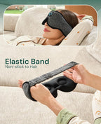 Bluetooth Sleep Mask with Wireless Headphones – Soft 3D Contoured Eye Mask - Image 8