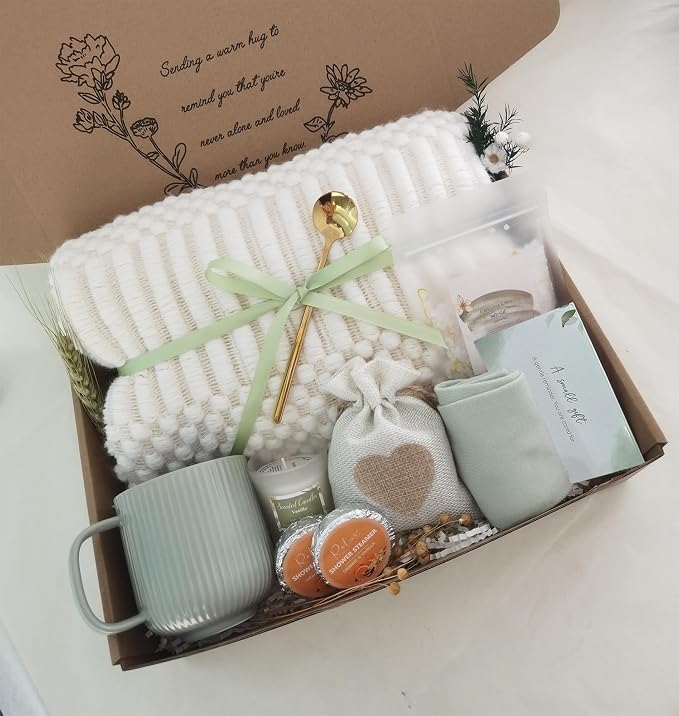 Get Well Soon Gift Basket- Relaxation, Mothers Day /Self Care Package, After by CASTATEO