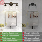 Zarbitta 3-Light Bathroom Light Fixtures, Modern Vanity Light - Image 3