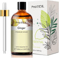 Ginger 3.38fl.oz Essential Oil, PHATOIL Pure Aromatherapy Oils by PHATOIL