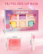 Lip Sleeping Mask Set-5 Pcs Moisturize & Nourish Lip Balm, Repair - Image 7