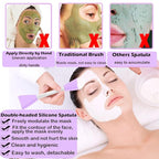 Rampula Jelly Brush For Face Mask, Silicone Facial Mud Mask Brush, Hairless - Image 2