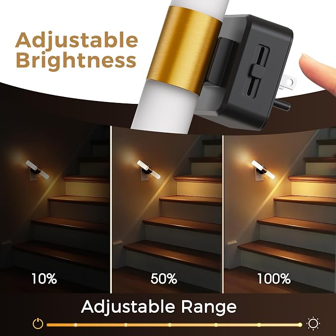 L LOHAS LED Night Light, 2 Pack Night Lights Plug into Wall, 3000K Soft White - Image 3