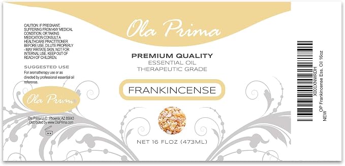 Ola Prima Frankincense Essential Oil Therapeutic Grade Oil - Image 2