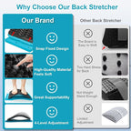 MINOLL Back Stretcher for Lower Back Pain Relief, Back Cracking Device - Image 8