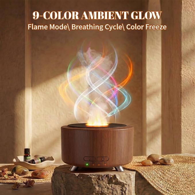 Essential Oil Diffuser for Home, 500 Aromatherapy Diffuser Oil Machine for - Image 2