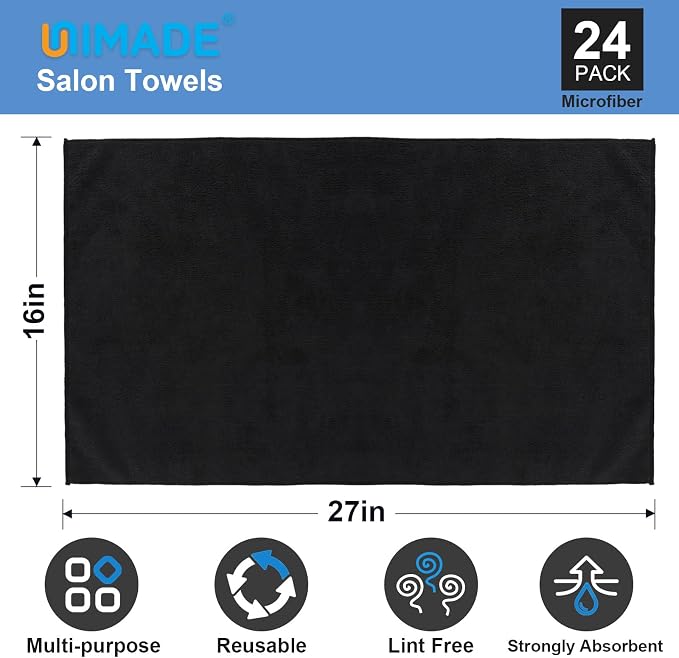 UNIMADE 24 Pack Salon Towels - Image 2