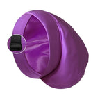 Satin Bonnet Silk Lined Sleep Cap- Adjustable Hair Cover by Blueelf