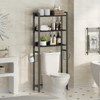 MAHANCRIS Over The Toilet Storage Rack, 3 Tier Bathroom Organizer Over Toilet by MAHANCRIS