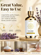 100% Pure Lavender Essential Oil 4 fl oz - Image 4