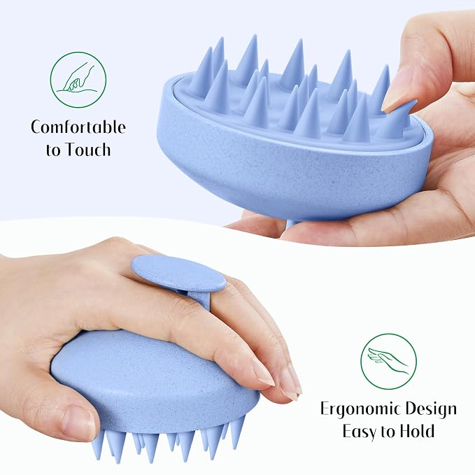 HEETA Scalp Scrubber Shampoo Brush, Scalp Massager Tool - Image 4