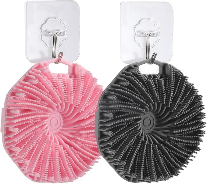 2Pcs Silicone Body Scrubber, Exfoliating Body Scrubbers by Unknown
