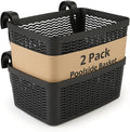 2 Packs XL Poolside Storage Basket – All in One Swimming Pool Organizer – Made by Papapacks