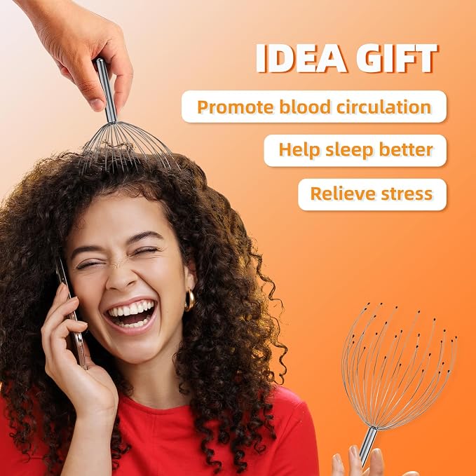 YEZY Head Massager 28 Fingers Head Scratcher Scalp Massager, Back Scratcher - Image 5