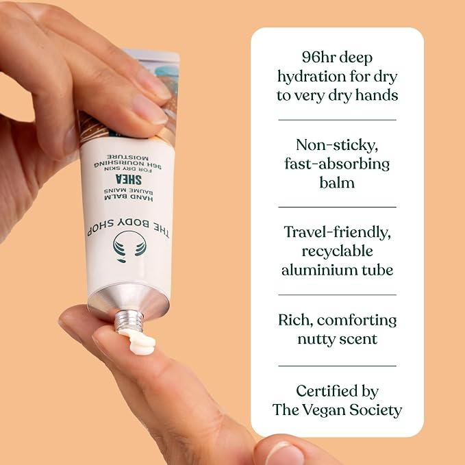 The Body Shop Shea Hand Cream – Nutty Fragrance, On-the-Go Hydration & - Image 6