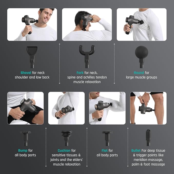 Mebak 3 Massage Gun, Massage Gun Deep Tissue - Image 2