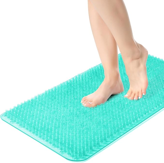 Yolife Shower Foot Scrubber Mat, Anti-Slip Bath Mat by yolife