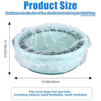 Transparent Pedicure Liners Disposable, Pedicure Bowl Liners - Image 2