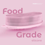 MainBasics Silicone Body Scrubber Dual-Sided Shower Loofah and Exfoliator - Image 6