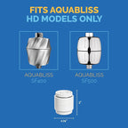 AquaBliss HD Revitalizing Shower Filter Replacement Cartridge - Image 5