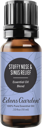 Edens Garden Stuffy Nose & Sinus Relief Essential Oil Blend- 100% Pure Premium by EdensGarden