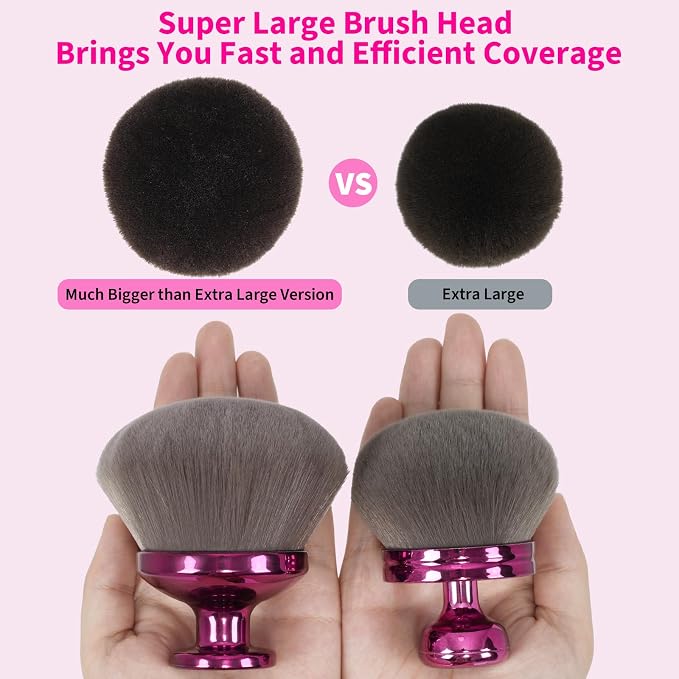 Super Large Body Kabuki Brush For Self Tanner, Leg Makeup, Bronzer Blend - Image 2