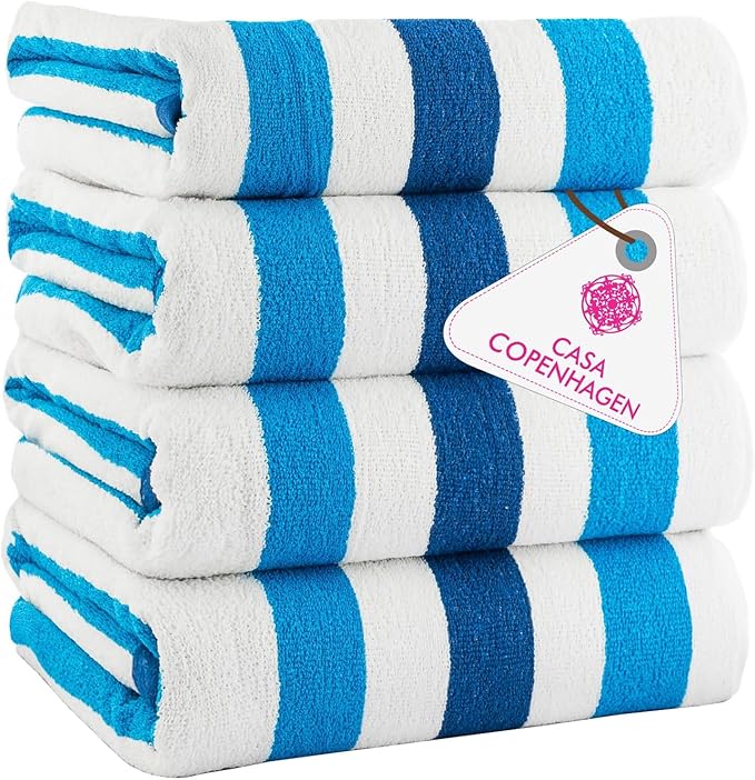 CASA COPENHAGEN Monaco Beach Towels Designed in Denmark Rough and Tough by CASACOPENHAGEN