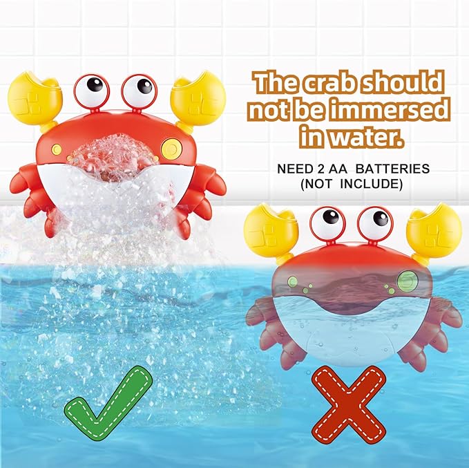Baby Bath Toys for Toddlers, Crab Bath Bubble Maker - Image 6
