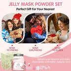 Pjordo Jelly Masks for Facials Professional, Bulgarian Rose Hydrating & - Image 8