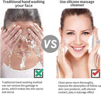 Silicone Face Scrubber for Men Facial Cleansing Brush Silicone Face Wash Brush - Image 5