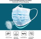 akgk Disposable Face Masks 100Pcs, 3 Ply Disposable Mask - Image 4