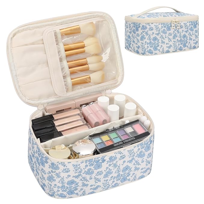 OCHEAL Makeup Bag Portable Cosmetic Bag by OCHEAL