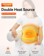 IKEEPFIT Portable Heating Pad for Back, Cordless Wearable Heat Belt - Image 7