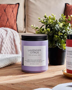 M&SENSE Lavender Citrus Candles, 19.4oz 110H Burn Time Large Natural Soy Candles - Image 8